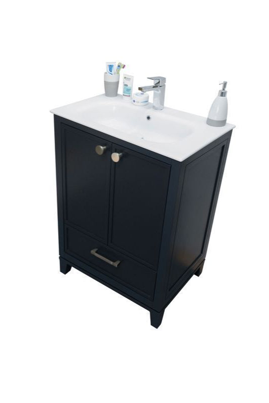 Frame 24" Dark Gray Bathroom Cabinet