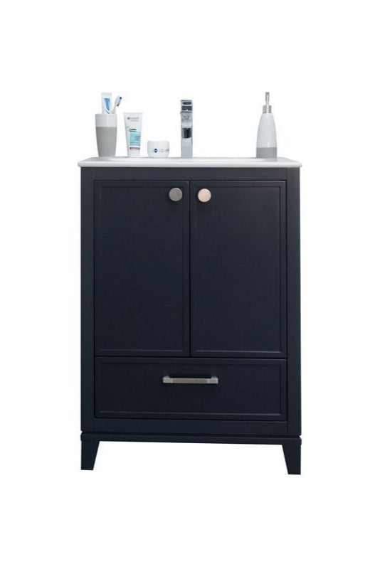 Frame 24" Dark Gray Bathroom Cabinet