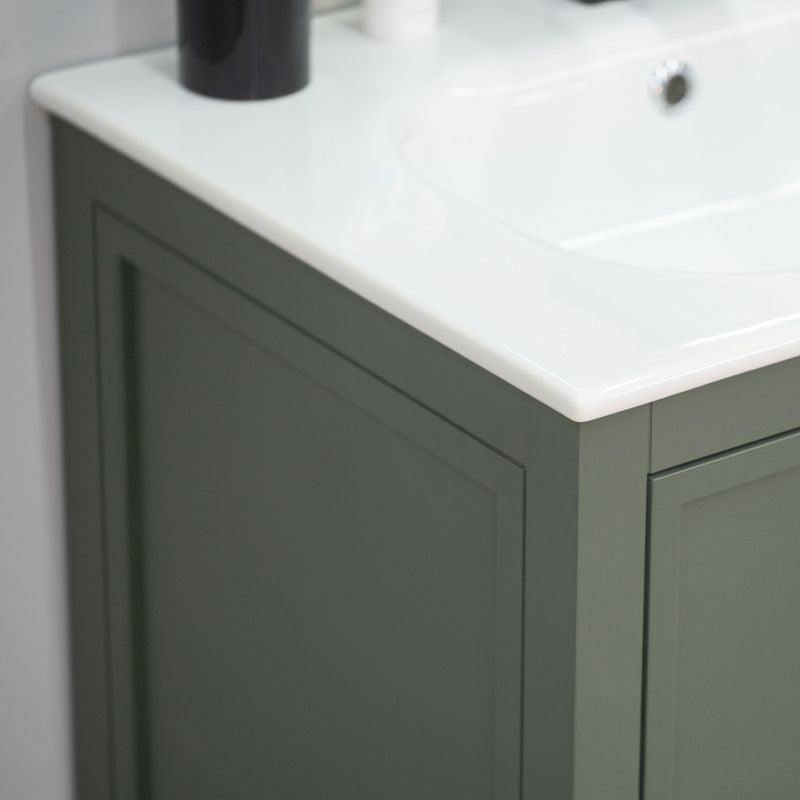 Frame 24" Pine Green Bathroom Cabinet