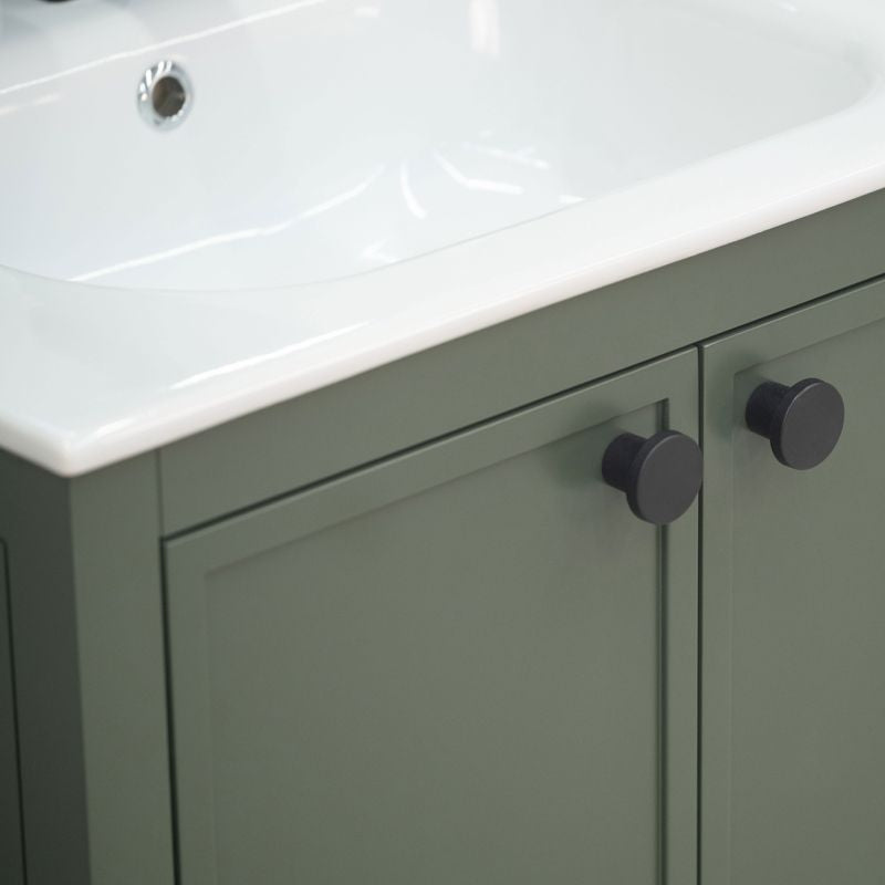 Frame 24" Pine Green Bathroom Cabinet