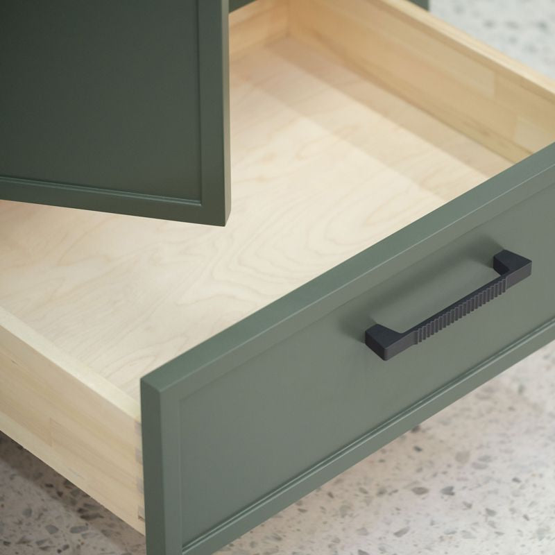 Frame 24" Pine Green Bathroom Cabinet