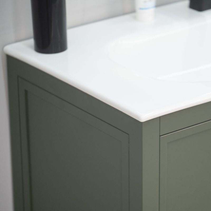 Frame 36" Pine Green Bathroom Cabinet