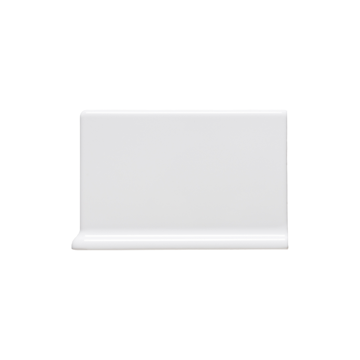 Sanitary Base Ice White U081 4" x 6" Right Corner