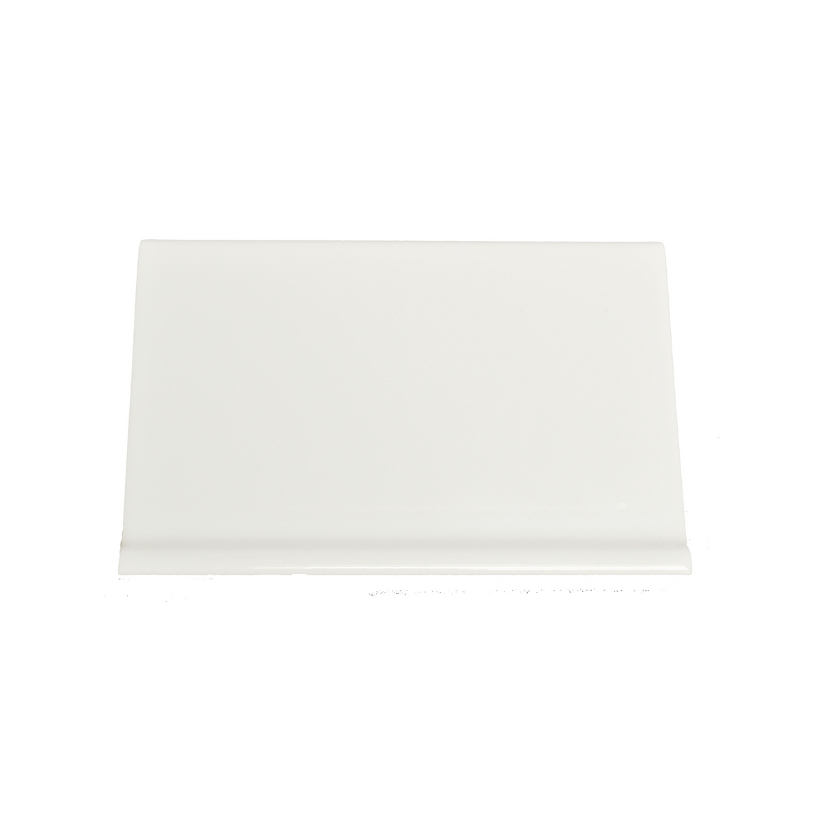 4" x 6" Ice White Tile Sanitary Base Trim