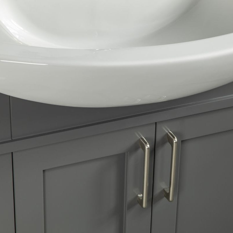 Luna 26" Pepper Bathroom Cabinet