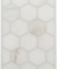 Hexagon 2″ – Calacatta Oliva Polished