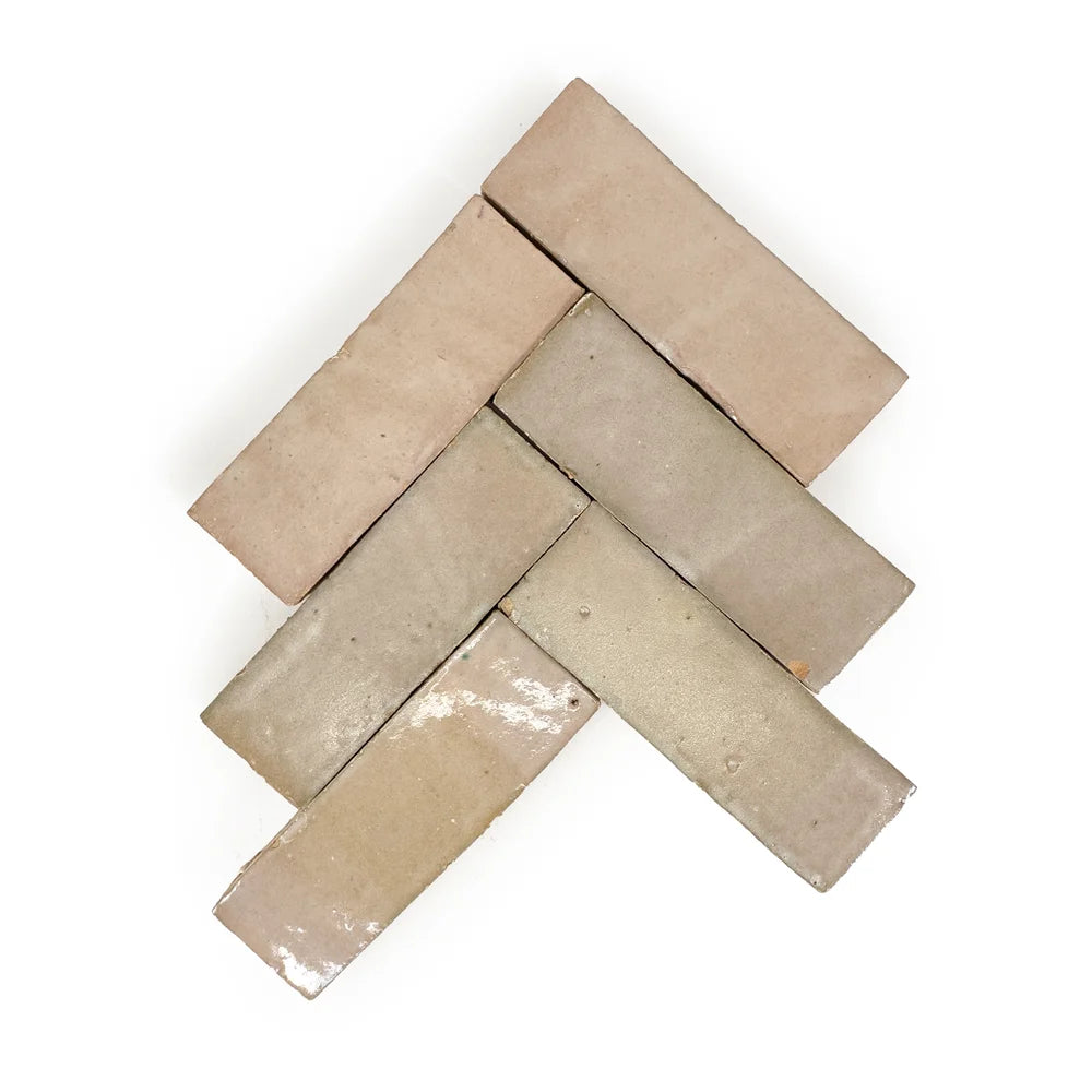 Zellige Sahara Rose 2" × 6"