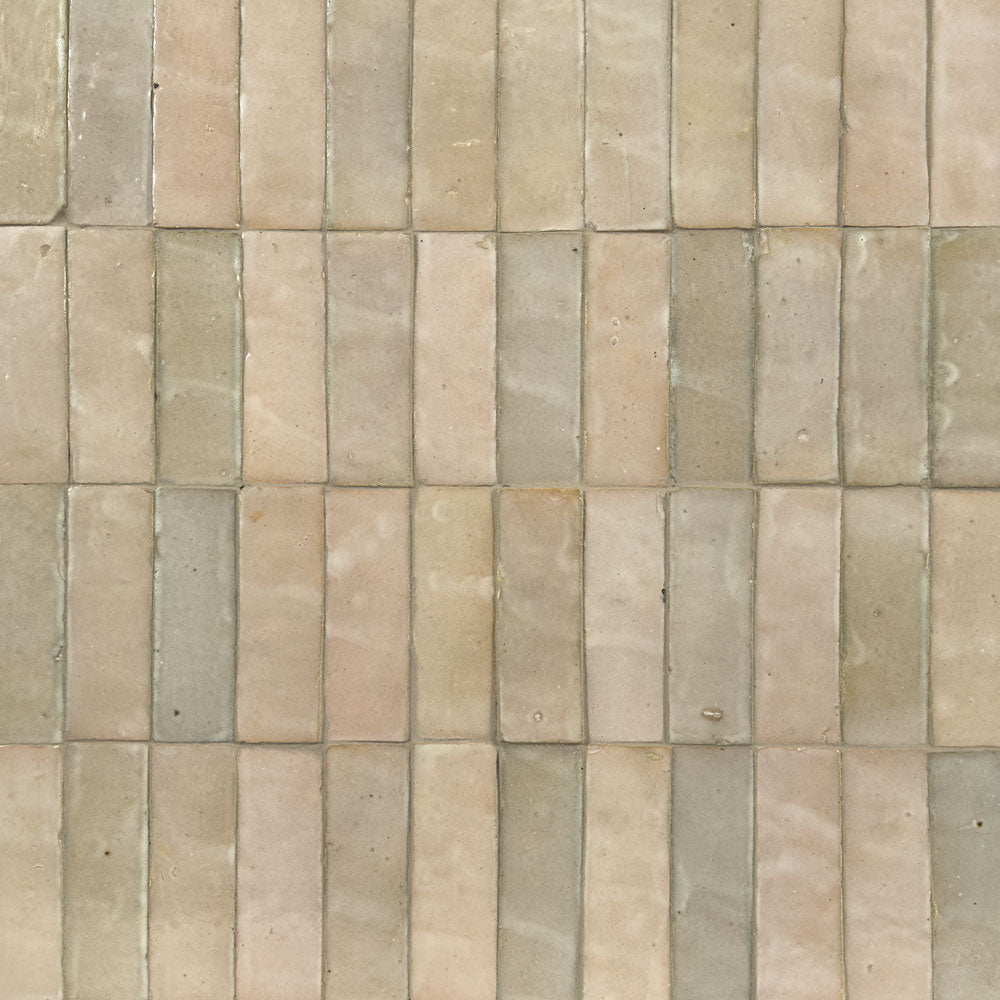 Zellige Sahara Rose 2" × 6"