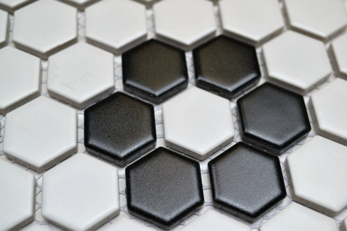1" White Flower Hex