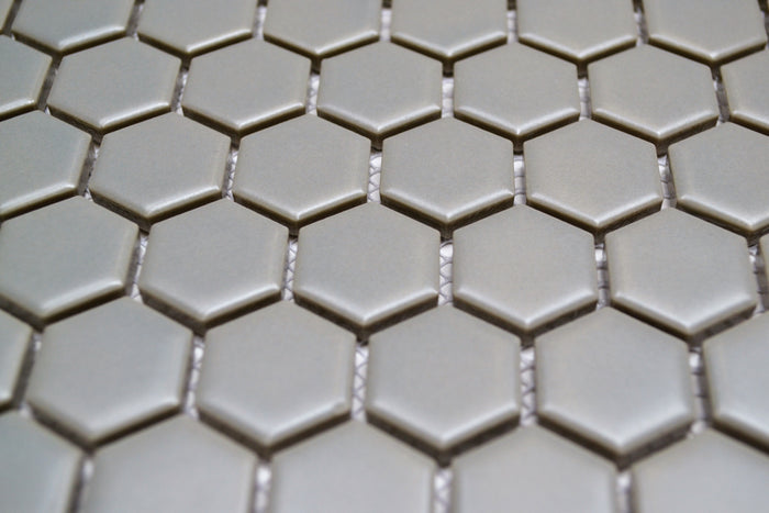 1" Gray Hex