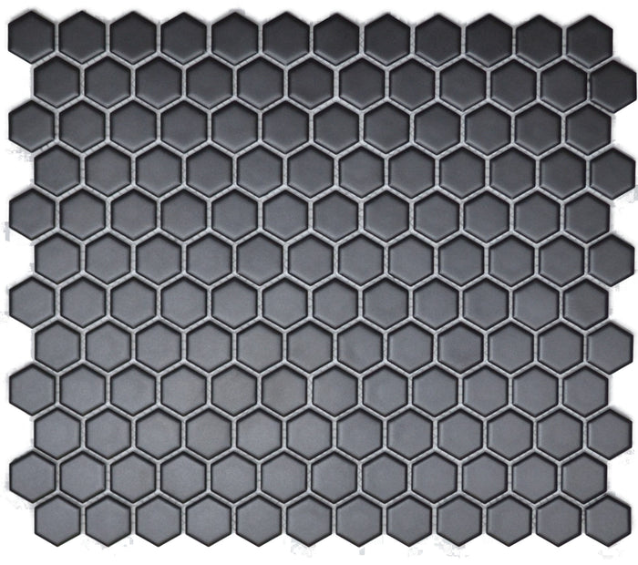 1" Black Hex