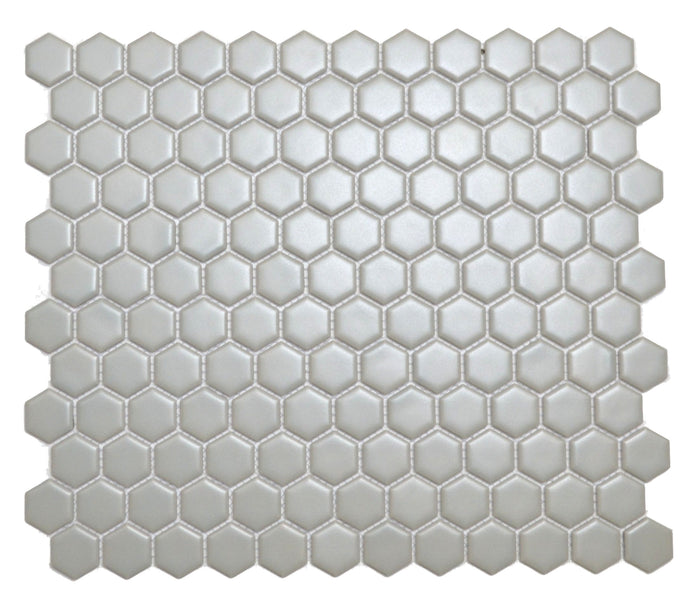 1" Gray Hex