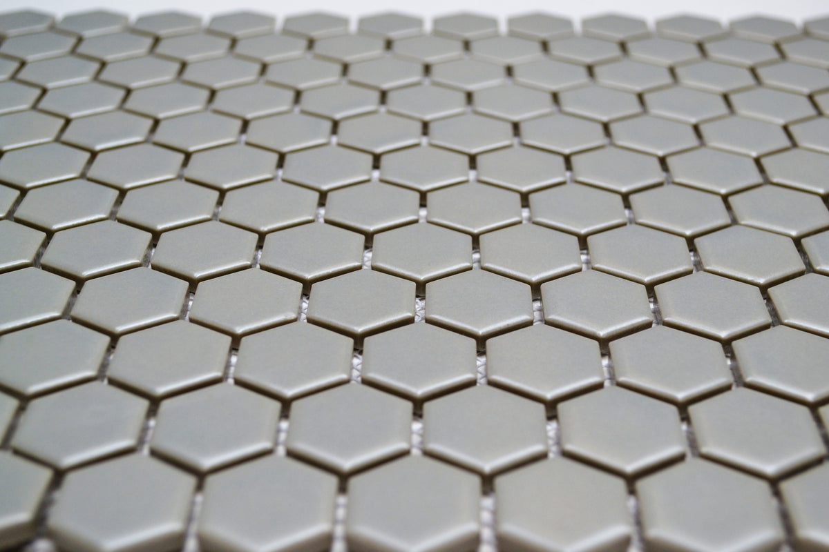 1" Gray Hex