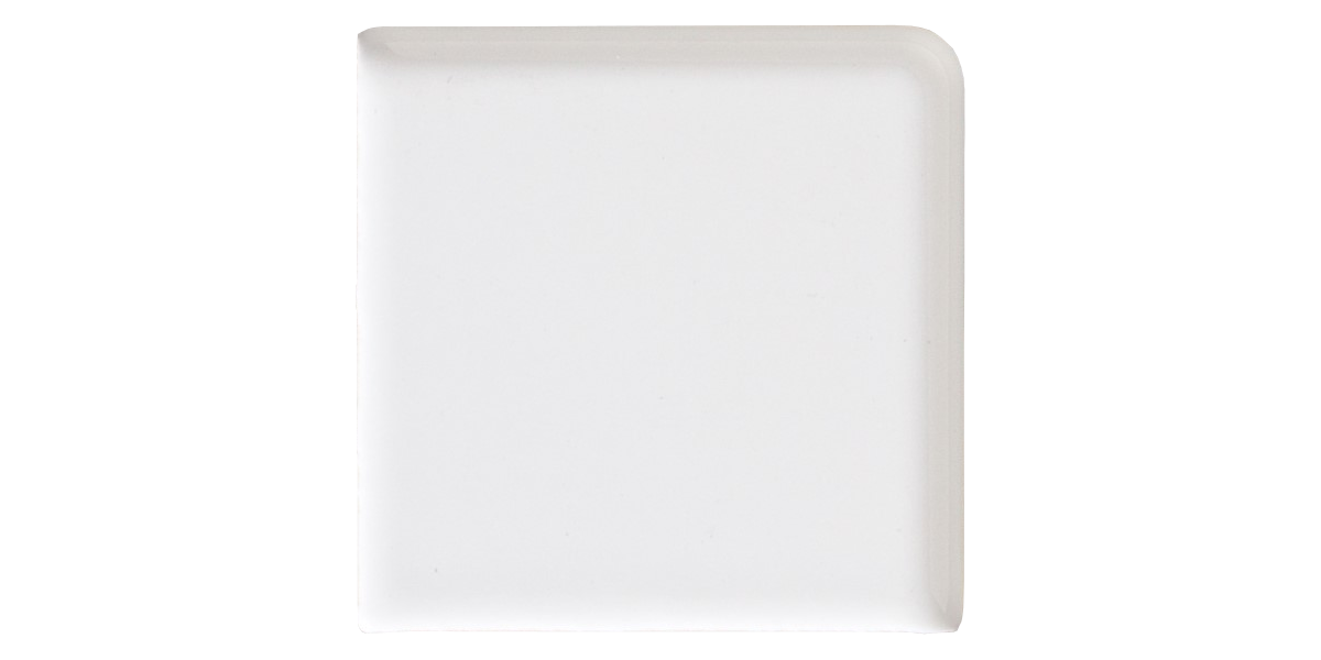 Ice White U081 Flush Cap Out Corner 2" x 2"