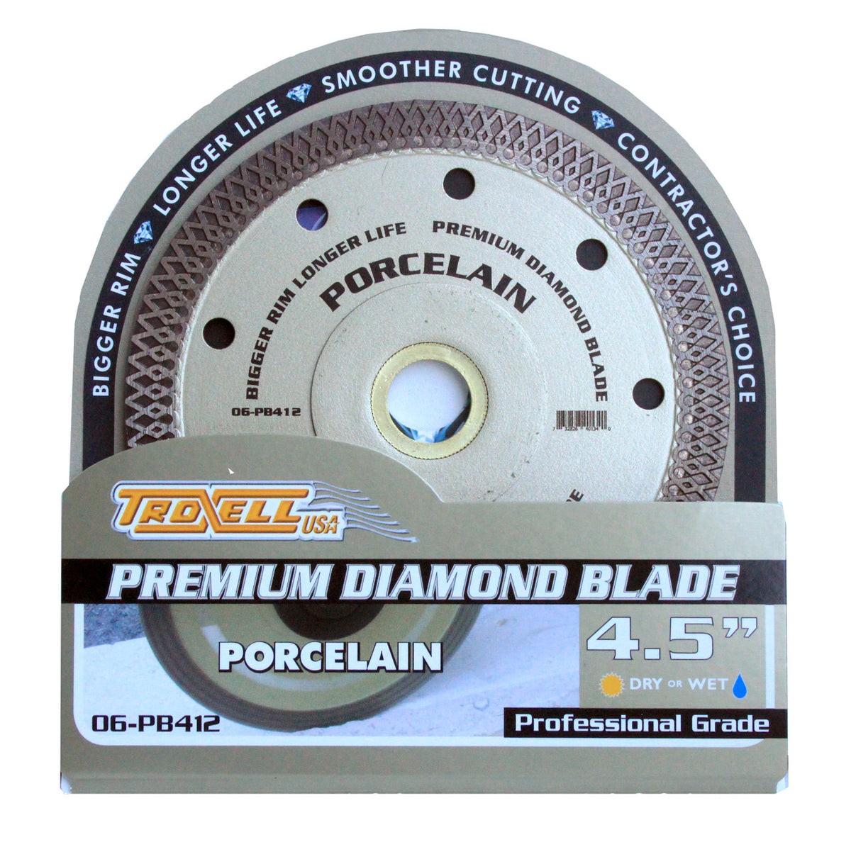 4 1/2" Diamond Fiber Mesh Blade - 5/8 Arbor