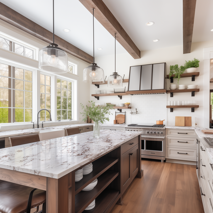 Whimsical Quartz Countertop