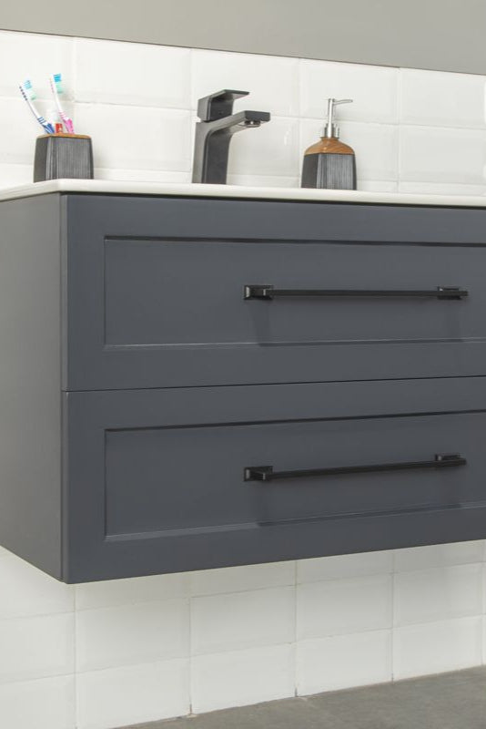 Nova 36" Dark Gray Bathroom Cabinet