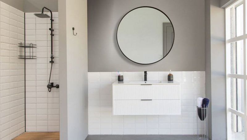 Sorrento White 36" Bathroom Cabinet