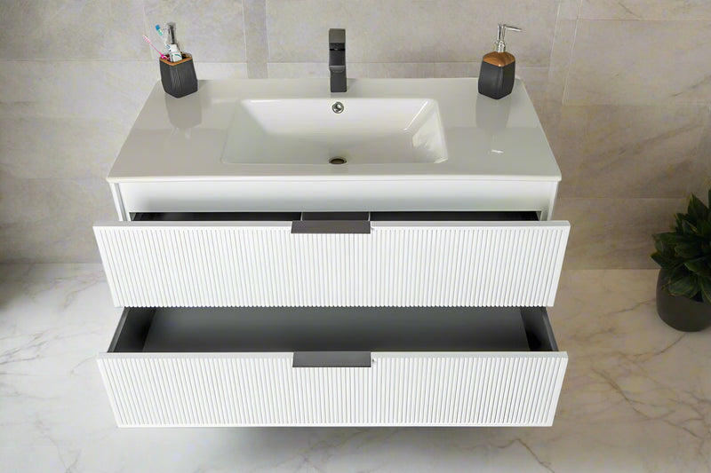 Sorrento White 36" Bathroom Cabinet