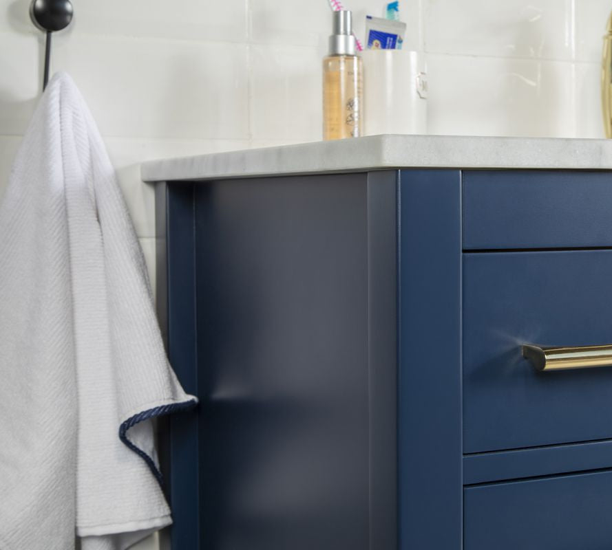 Ashley 42" Blue Bathroom Cabinet