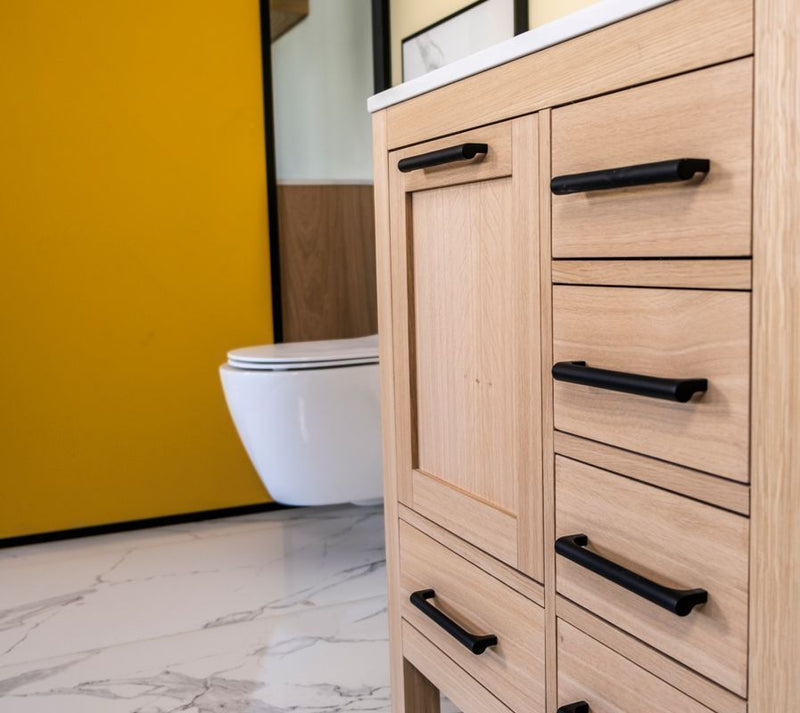 Ashley 30" Natural Oak Bathroom Cabinet