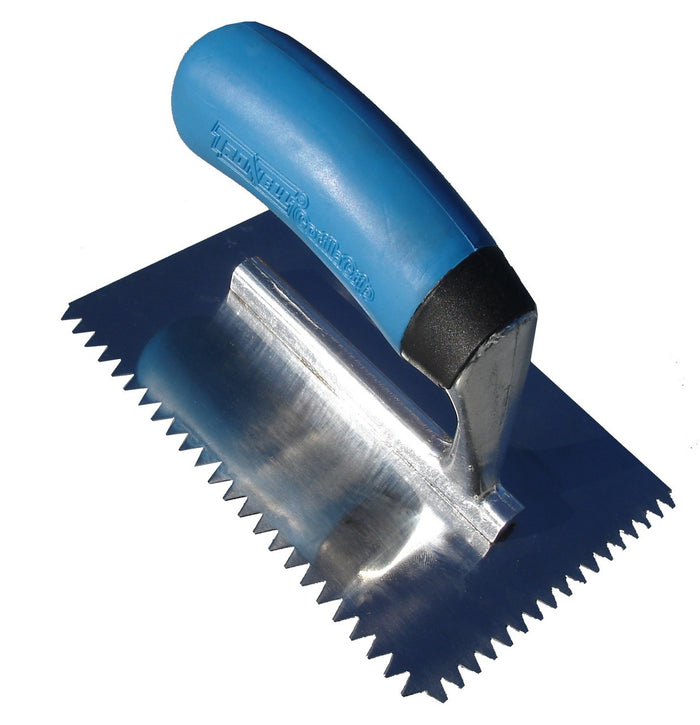 6" Mini V Notch Trowel 1/4" x 3/16"