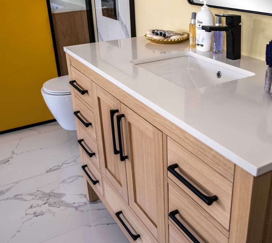 Ashley 48" Natural Oak Bathroom Cabinet
