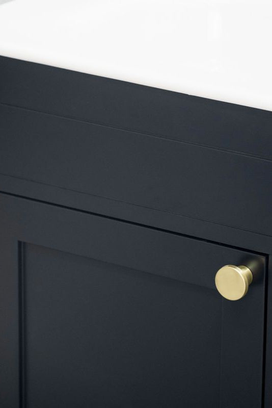 Aria 30" Black Bathroom Cabinet