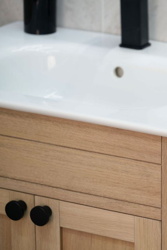 Aria 24" Natural Oak Bathroom Cabinet