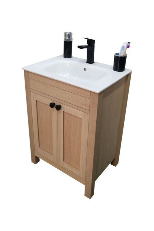 Aria 24" Natural Oak Bathroom Cabinet