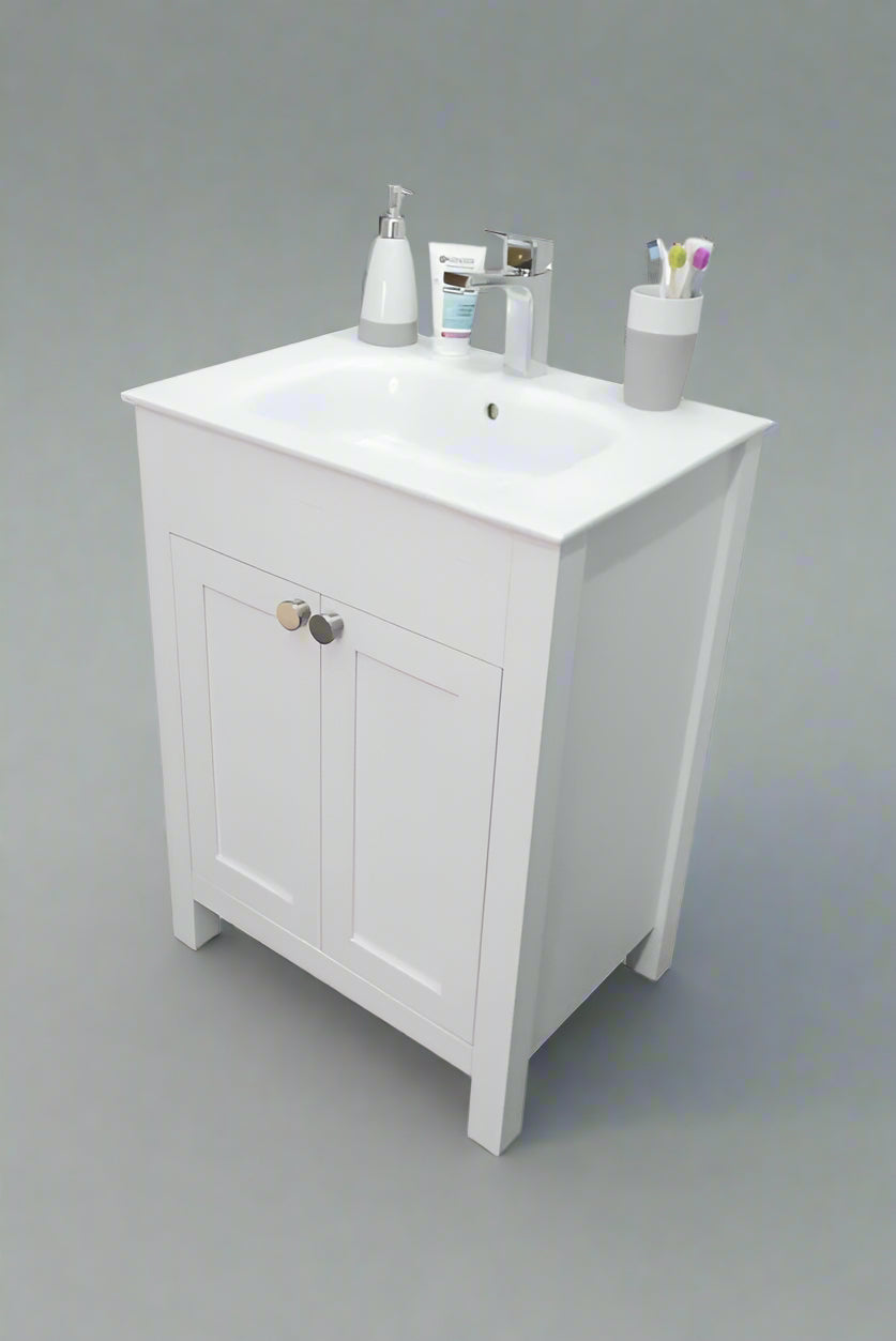 Aria 24" White Bathroom Cabinet