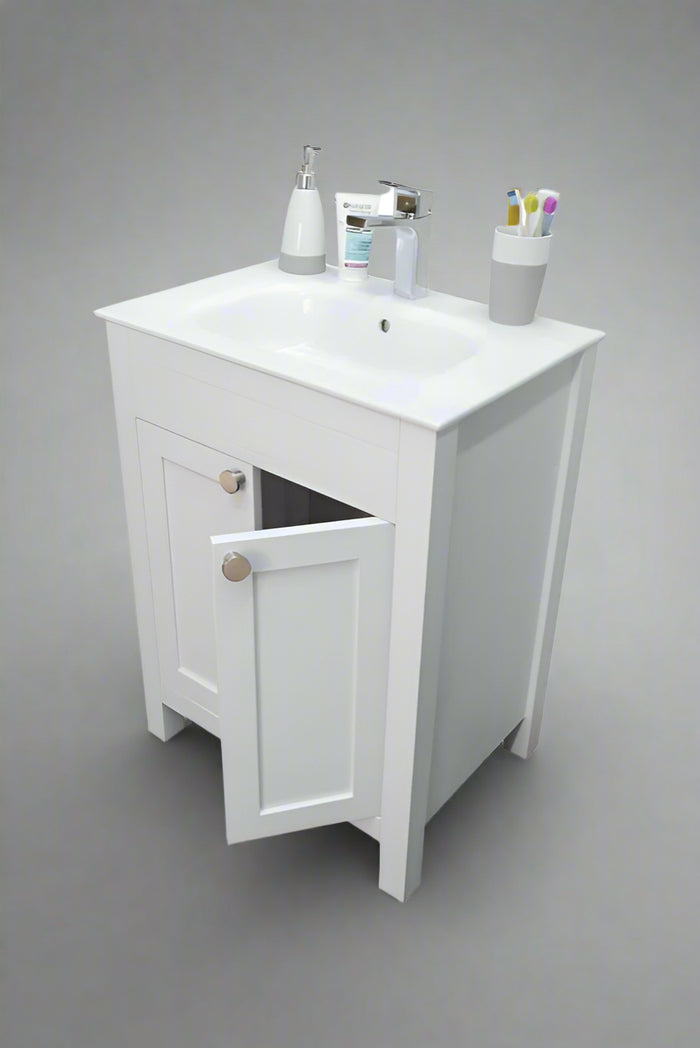 Aria 24" White Bathroom Cabinet