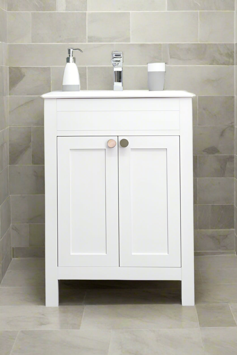 Aria 24" White Bathroom Cabinet