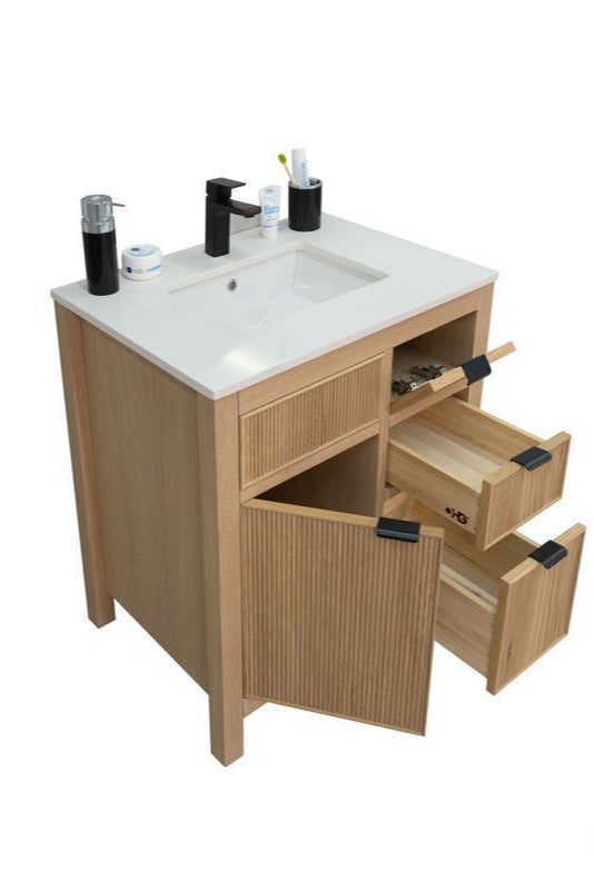 Catalina 30 " Natural Oak Bathroom Cabinet