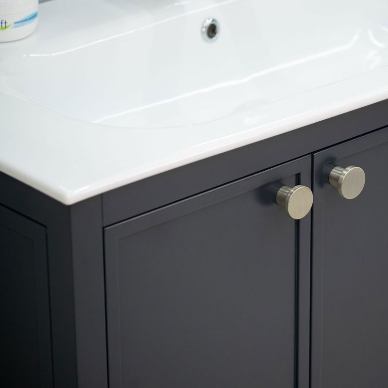 Frame 36" Dark Gray Bathroom Cabinet
