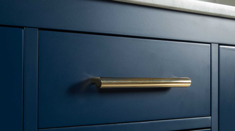 Ashley 72" Blue Double Bowls Bathroom Cabinet