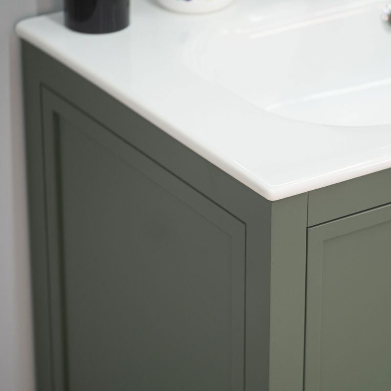 Frame 30" Pine Green Bathroom Cabinet