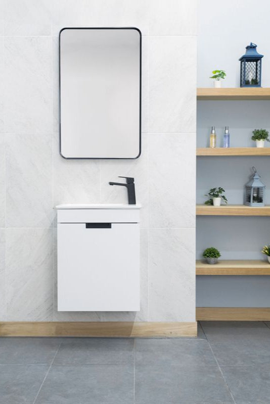 Luca White 24" Bathroom Cabinet