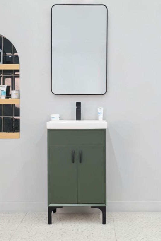 Sempre Pine Green 20" Bathroom Cabinet