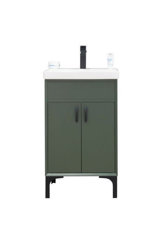 Sempre Pine Green 20" Bathroom Cabinet