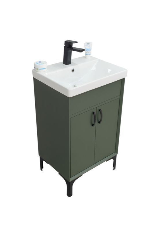 Sempre Pine Green 20" Bathroom Cabinet