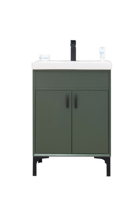 Sempre Pine Green 24" Bathroom Cabinet