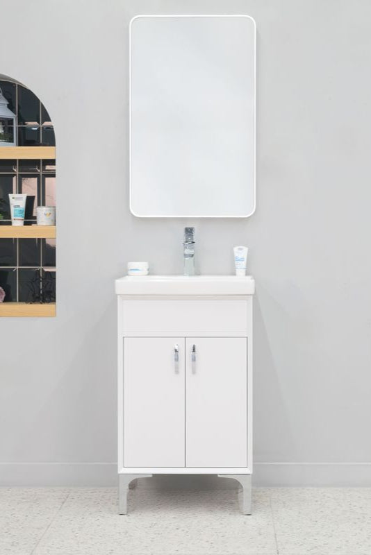 Sempre White 20" Bathroom Cabinet