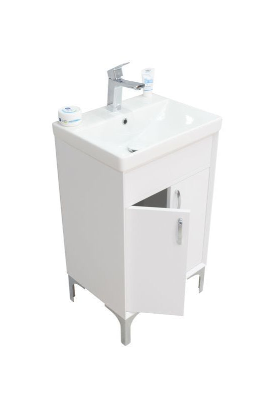 Sempre White 20" Bathroom Cabinet