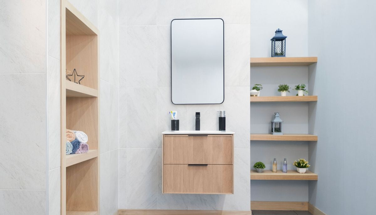 Sorrento Natural Oak 24" Bathroom Cabinet