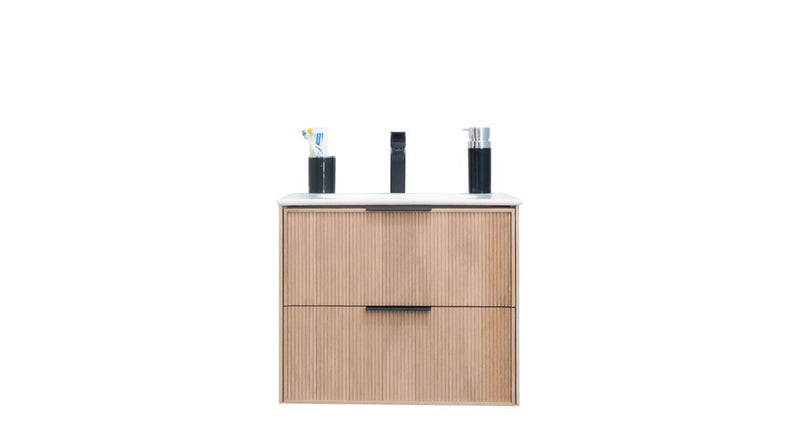 Sorrento Natural Oak 24" Bathroom Cabinet