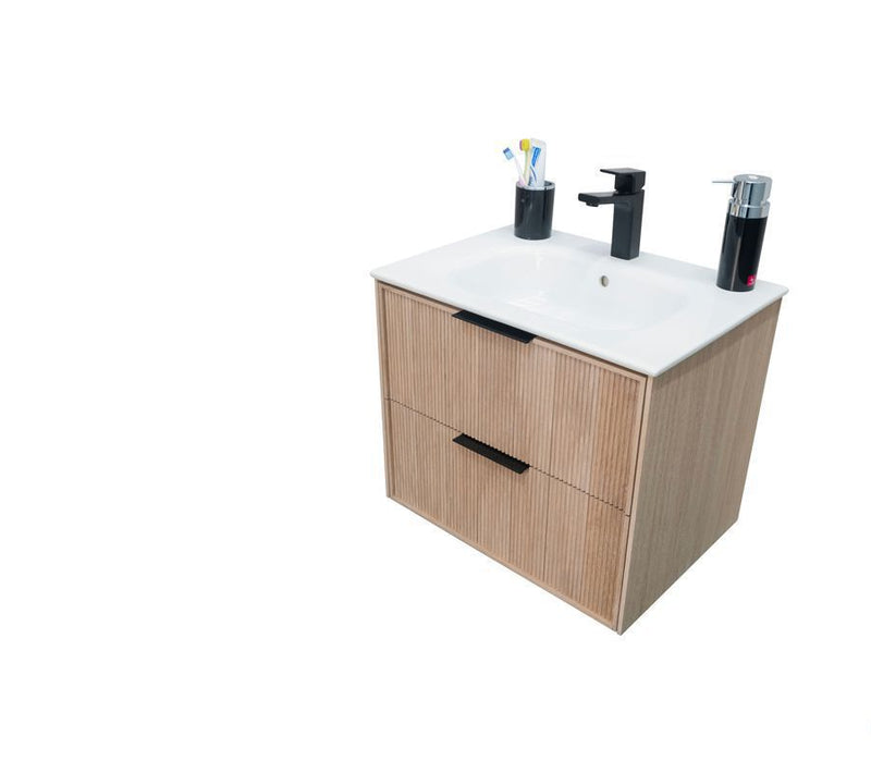 Sorrento Natural Oak 24" Bathroom Cabinet