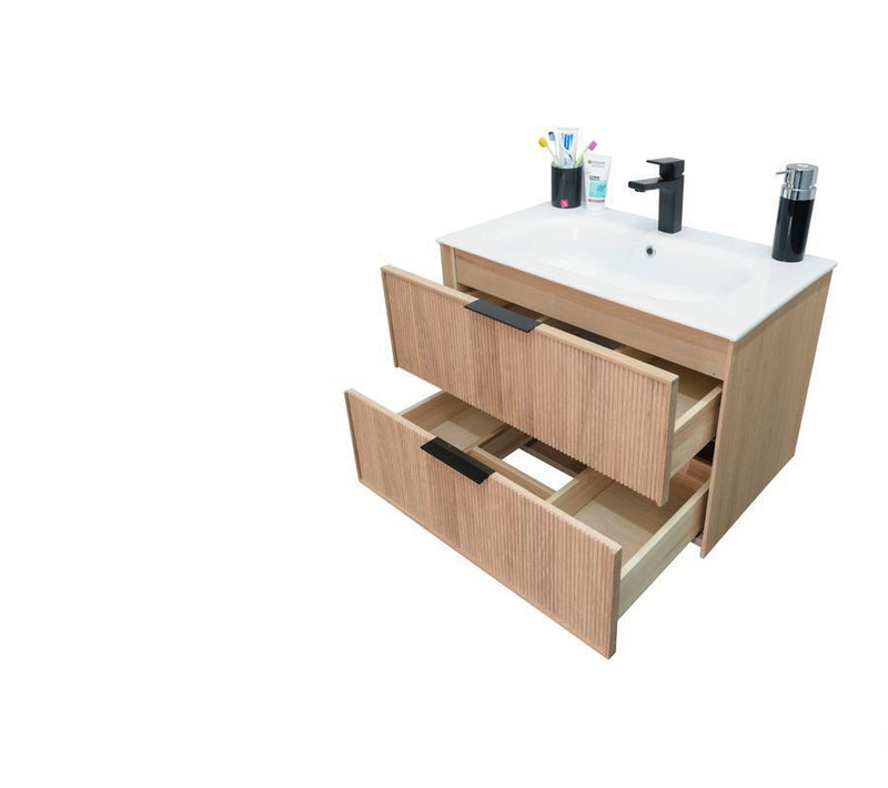Sorrento Natural Oak 30" Bathroom Cabinet