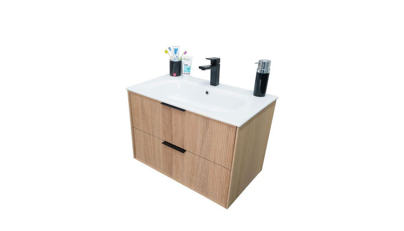 Sorrento Natural Oak 30" Bathroom Cabinet