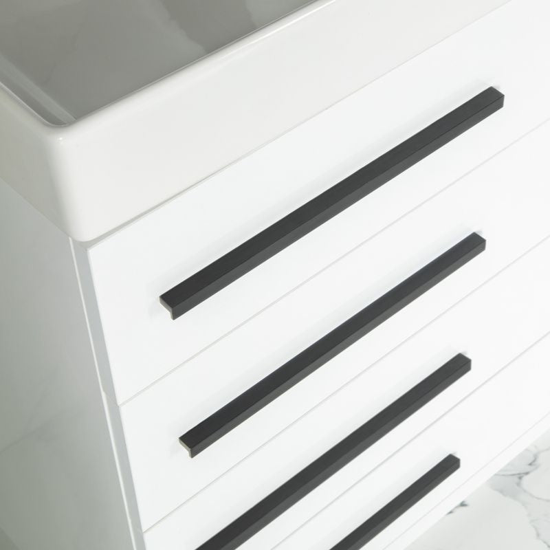 Adora 32" Bright White Bathroom Cabinet